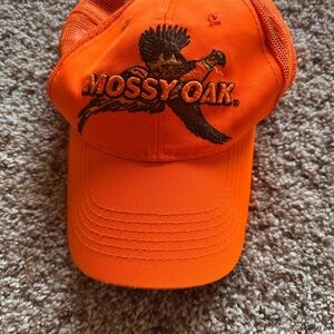Mossy Oak Vibrant Orange Kids Hat